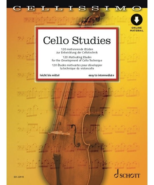 Cellissimo - 120 Motivating Etudes - Remenyi House of Music