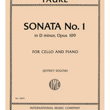 Cello Sonata No.1 in D minor, Opus 109 - Remenyi House of Music