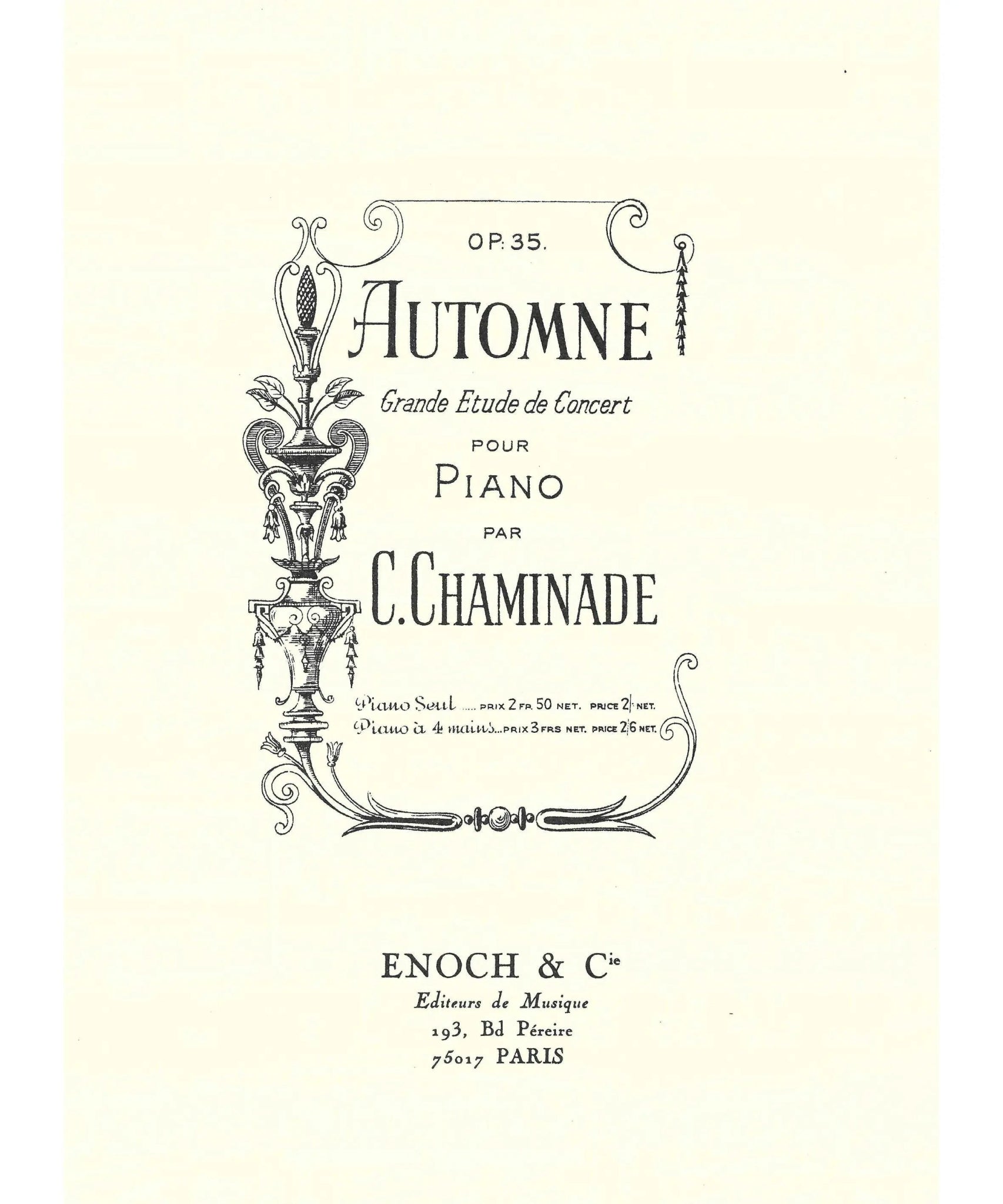 Chaminade, C. - Autumn Op. 35 - Remenyi House of Music