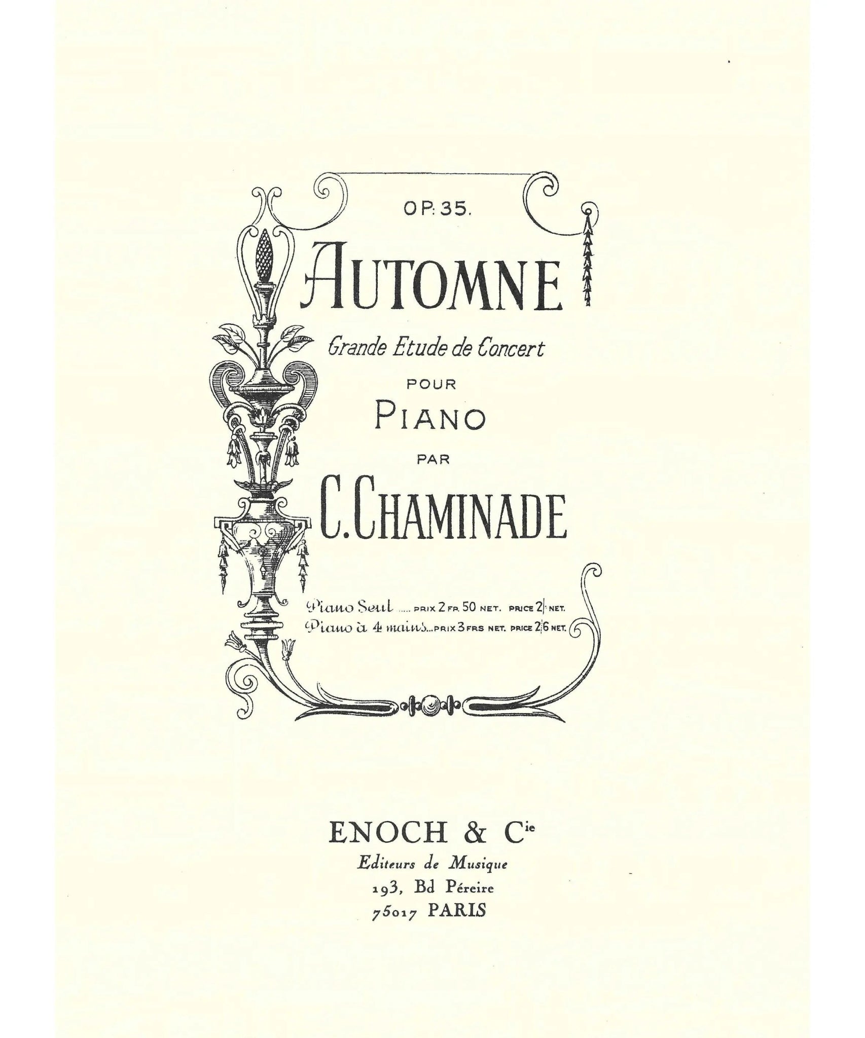 Chaminade, C. - Autumn Op. 35 - Remenyi House of Music