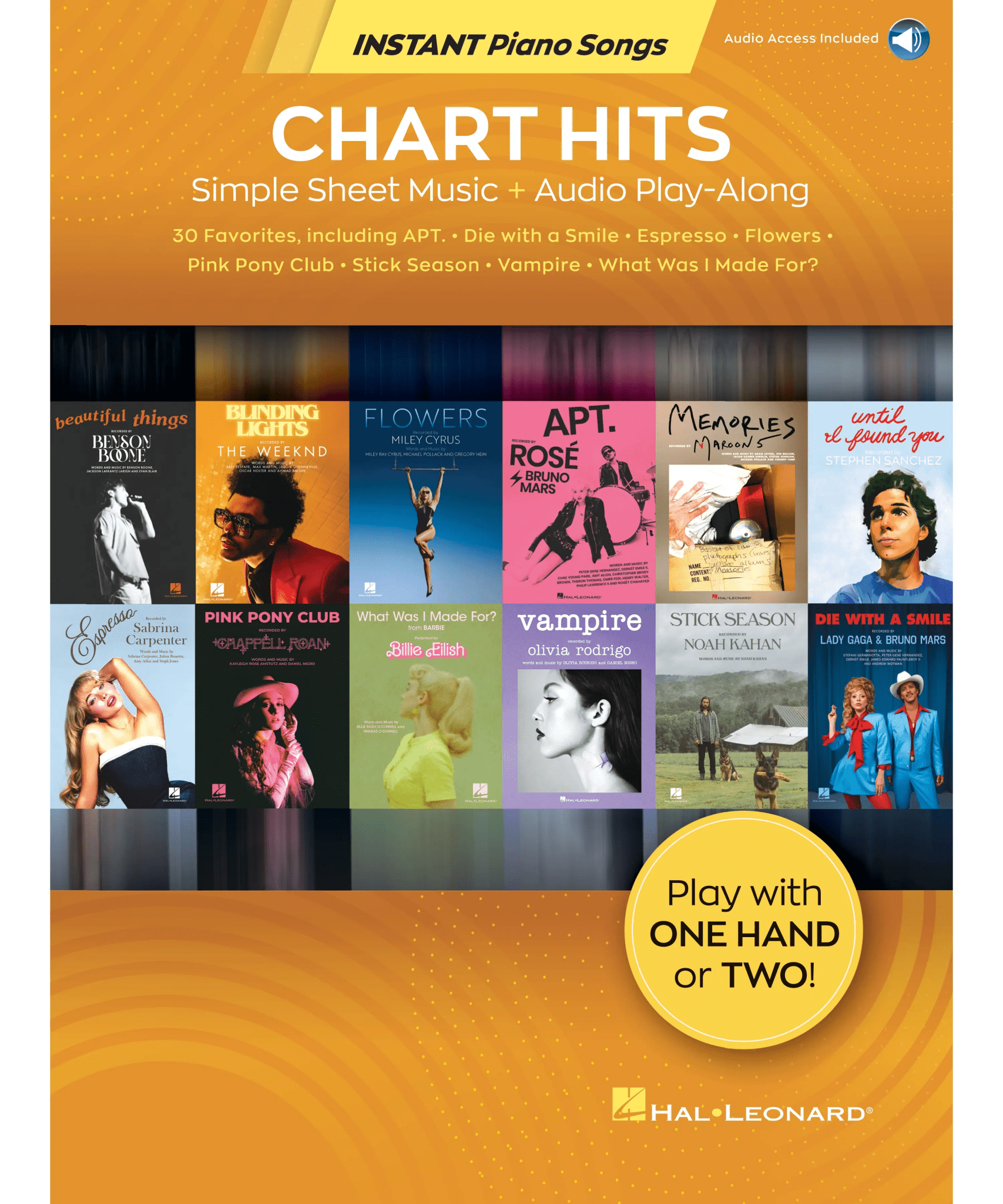 Chart Hits - Instant Piano Songs - Remenyi House of Music