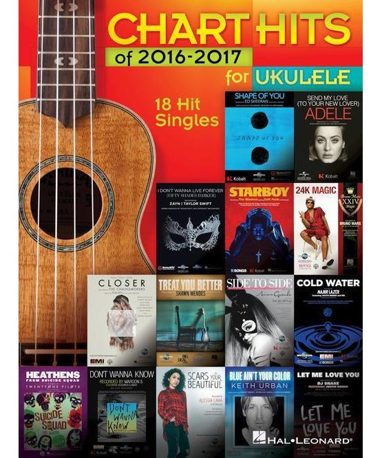 Chart Hits of 2016 - 2017 for Ukulele - Remenyi House of Music