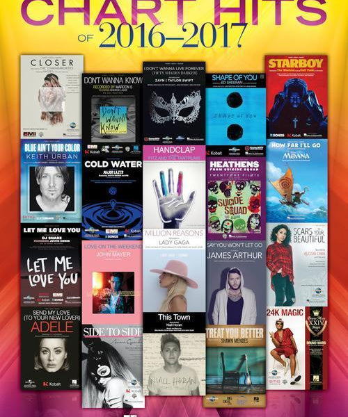 Chart Hits of 2016 - 2017 (Piano/Vocal/Guitar Songbook) - Remenyi House of Music