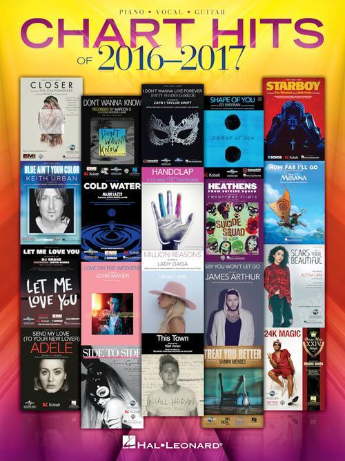 Chart Hits of 2016 - 2017 (Piano/Vocal/Guitar Songbook) - Remenyi House of Music