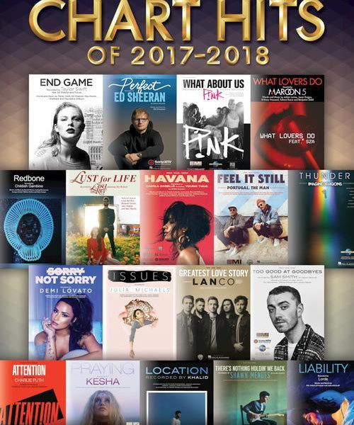 Chart Hits of 2017 - 2018 (Piano/Vocal/Guitar Songbook) - Remenyi House of Music