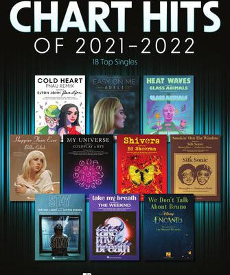 Chart Hits of 2021 - 2022 (Piano/Vocal/Guitar) - Remenyi House of Music