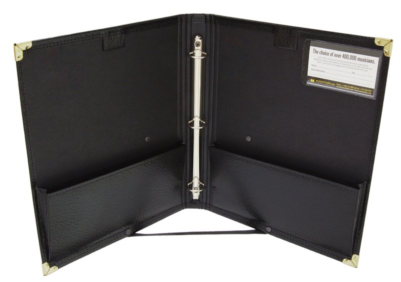 Choir RingBinder with Two Expanding Pockets (The Black Folder) - Remenyi House of Music