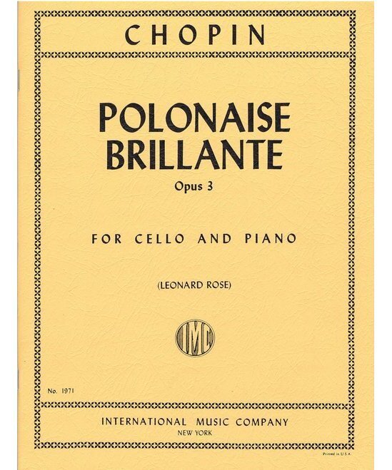 Chopin F. - Polonaise Brillante Op 3 - Remenyi House of Music