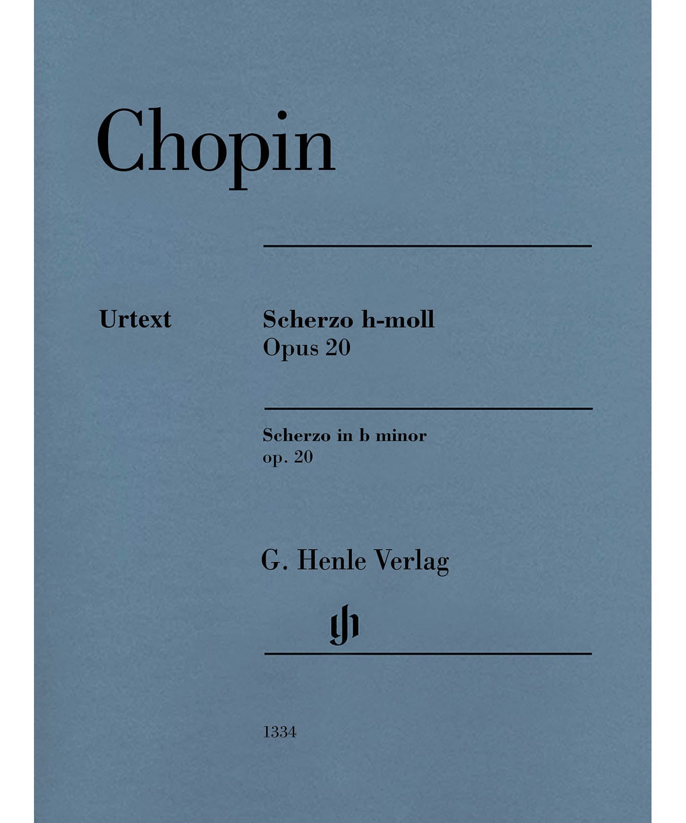 Chopin, F. - Scherzo in B minor, Op. 20 - Revised Edition - Remenyi House of Music