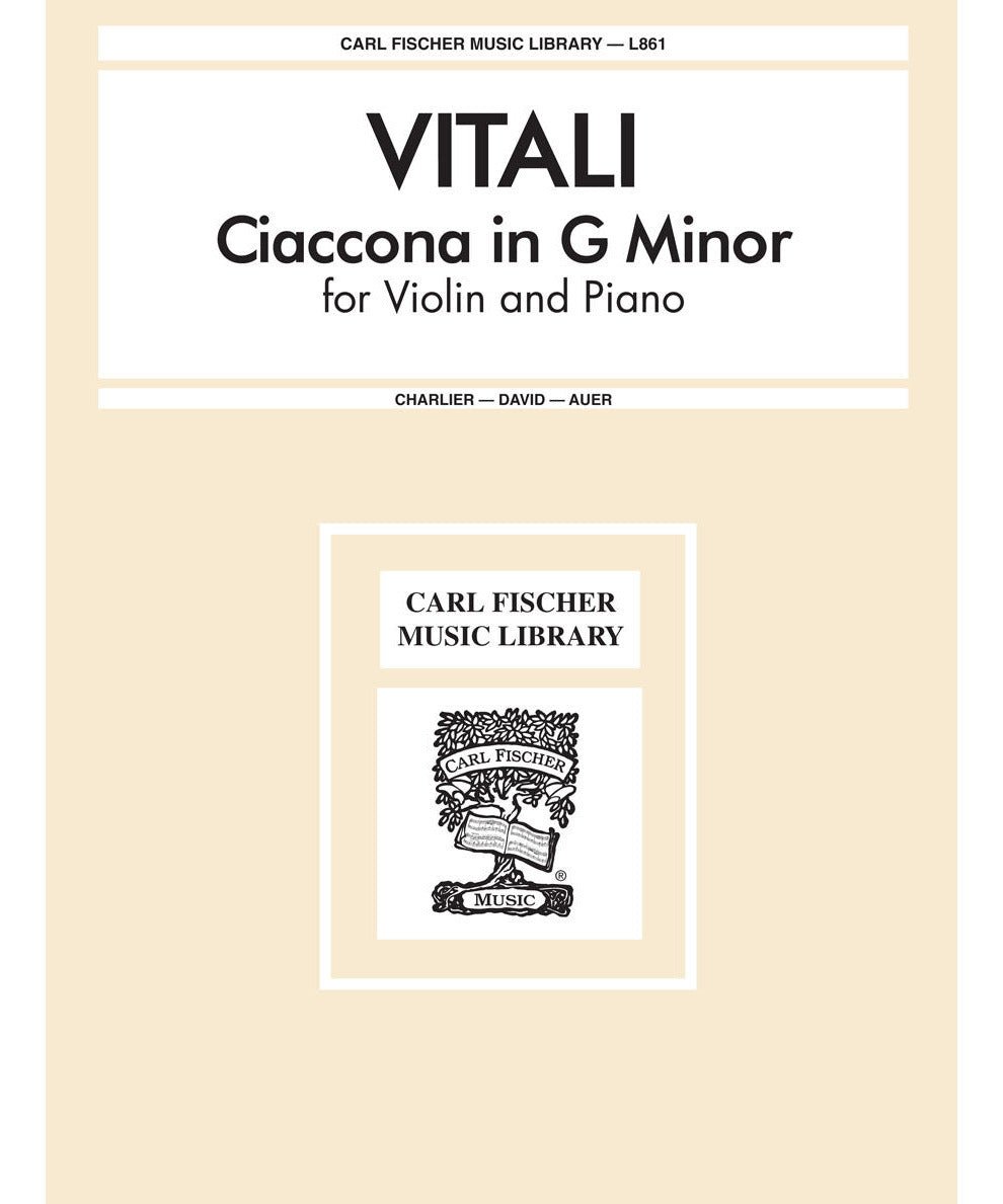 Ciaccona In G Minor - Violin - Remenyi House of Music