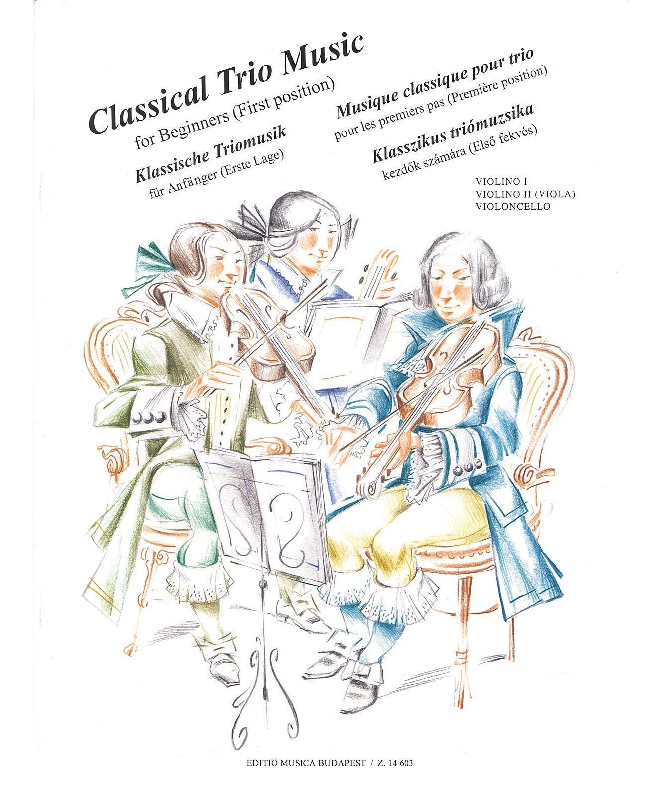 Classical Trio Music for Beginners (First Position) - Remenyi House of Music