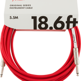 Fender Original Series Instrument Cable, 18.6', Fiesta Red