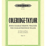 Coleridge - Taylor, S. - 4 Characteristic Waltzes for Violin & Piano, Op. 22 - Remenyi House of Music