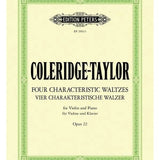 Coleridge - Taylor, S. - 4 Characteristic Waltzes for Violin & Piano, Op. 22 - Remenyi House of Music