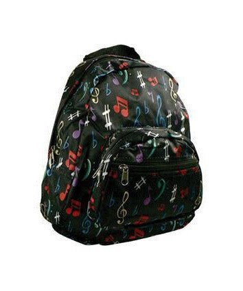 Coloured Notes Backpack - Black - Remenyi House of Music