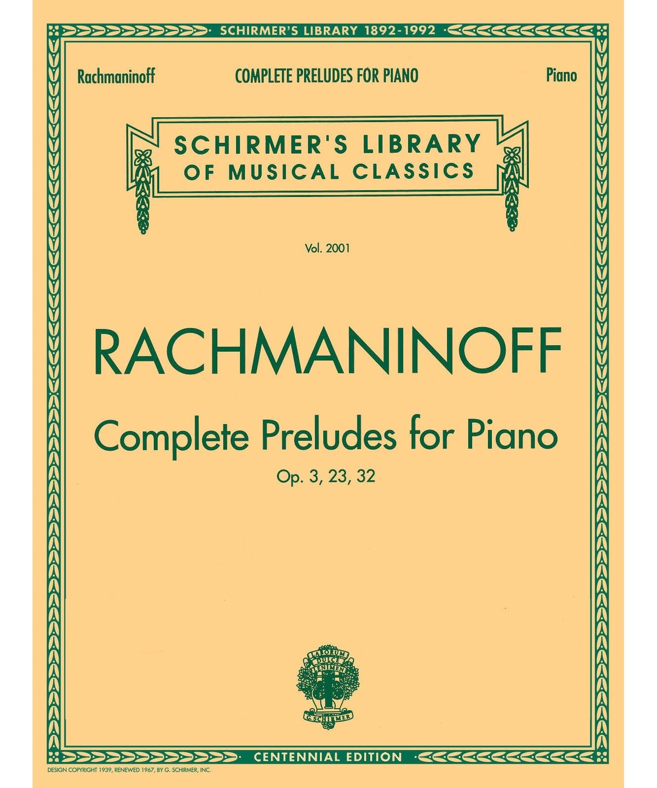 Complete Preludes, Op. 3, 23, 32 - Remenyi House of Music