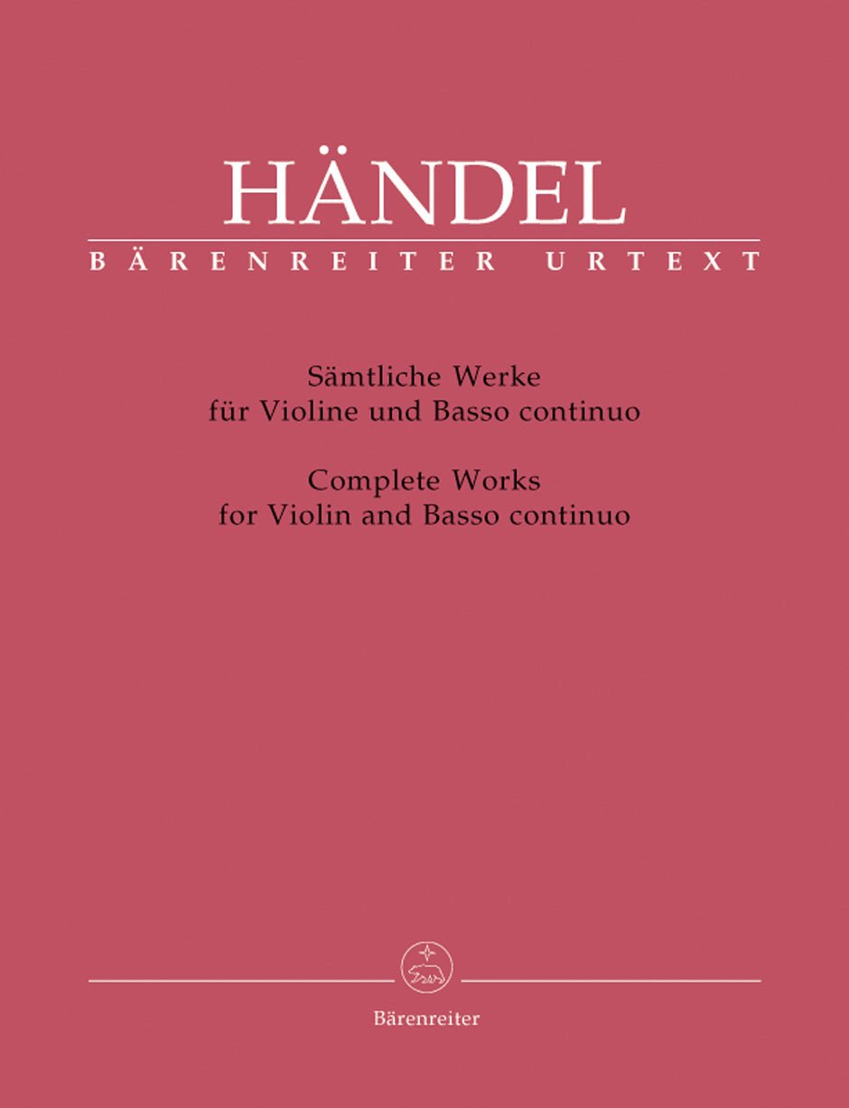Complete Works for Violin and Basso continuo - Remenyi House of Music