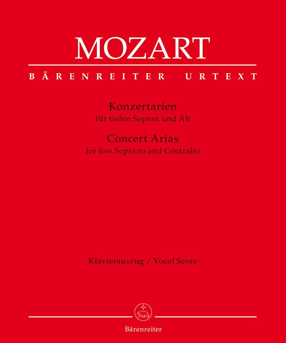 Concert Arias for low Soprano and Contralto - Remenyi House of Music