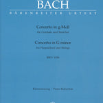 Concerto for Harpsichord and Strings in G minor BWV 1058 - Remenyi House of Music