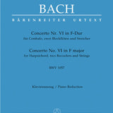 Concerto for Harpsichord, two Recorders and Strings no. 6 in F major BWV 1057 - Remenyi House of Music