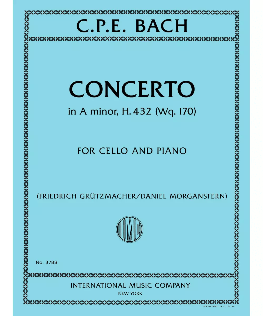 Concerto in A minor, H. 432 (Wq. 170) - Remenyi House of Music