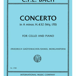 Concerto in A minor, H. 432 (Wq. 170) - Remenyi House of Music