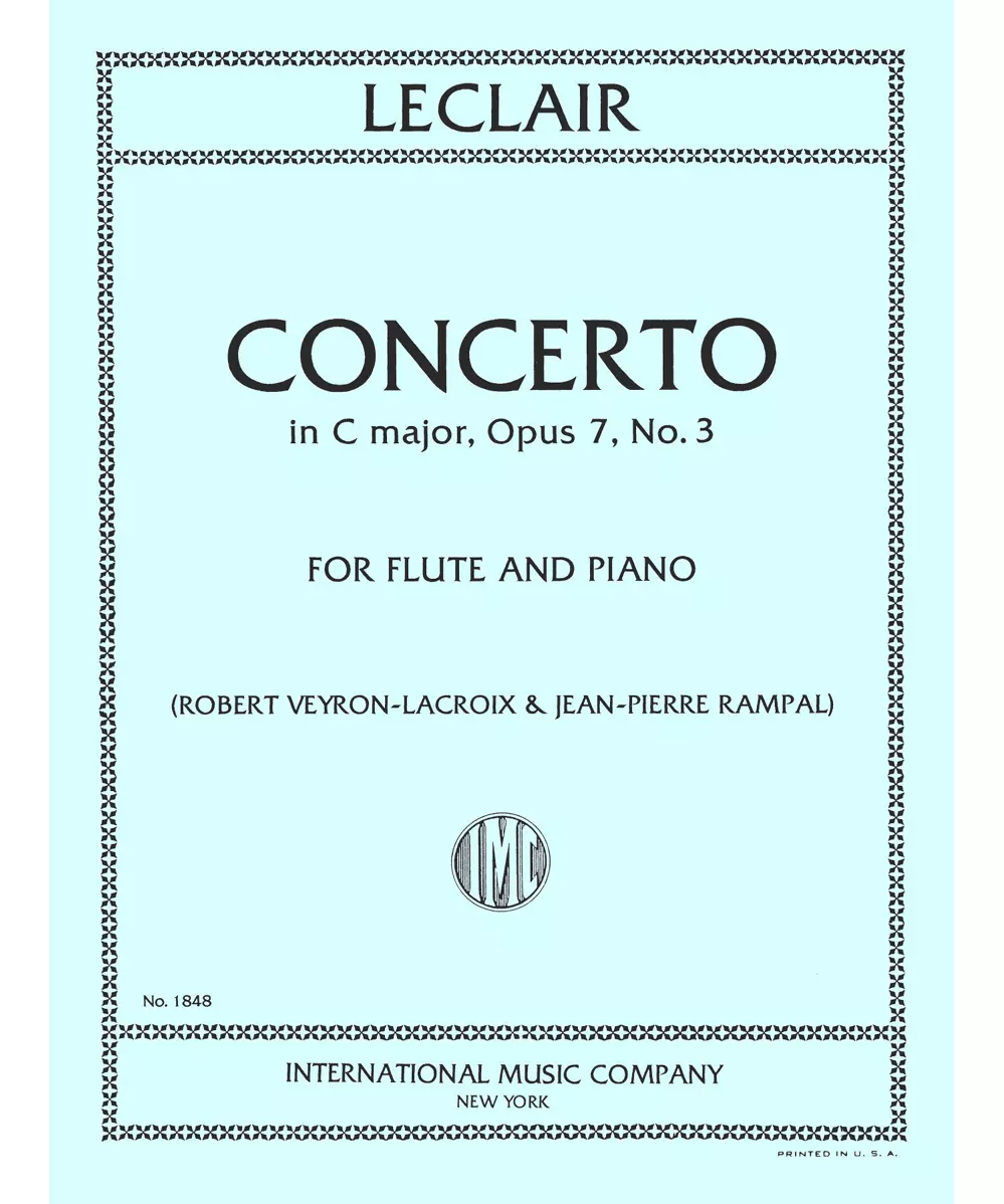 Concerto in C major, Opus 7, No. 3 - Remenyi House of Music
