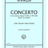 Concerto in G minor, RV 334 (Opus 9, No. 3) - Remenyi House of Music