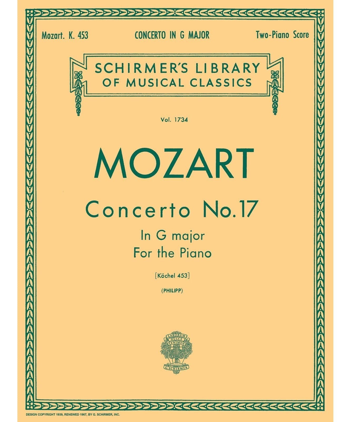 Concerto No. 17 in G, K.453 - Remenyi House of Music