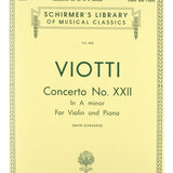 Concerto No. 22 in A Minor - Remenyi House of Music