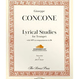 Concone, G. - Lyrical Studies for Trumpet (Book & Download) - Remenyi House of Music