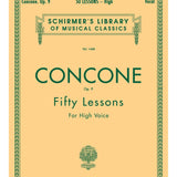 Concone, J. - 50 Lessons, Op. 9 (High Voice) - Remenyi House of Music