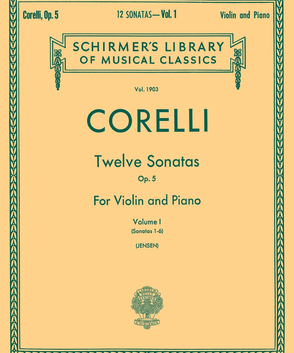 Corelli A. - Twelve Sonatas, Op. 5 - Volume 1 - Remenyi House of Music