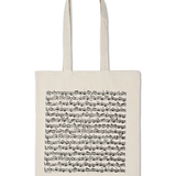 Cotton Tote Bag with Long Handles - Sheet Music Design - Remenyi House of Music