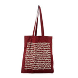 Cotton Tote Bag with Long Handles - Sheet Music Design - Remenyi House of Music