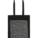 Cotton Tote Bag with Long Handles - Sheet Music Design - Remenyi House of Music