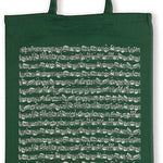 Cotton Tote Bag with Short Handles - Sheet Music Design - Remenyi House of Music