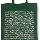 Cotton Tote Bag with Short Handles - Sheet Music Design - Remenyi House of Music