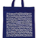 Cotton Tote Bag with Short Handles - Sheet Music Design - Remenyi House of Music