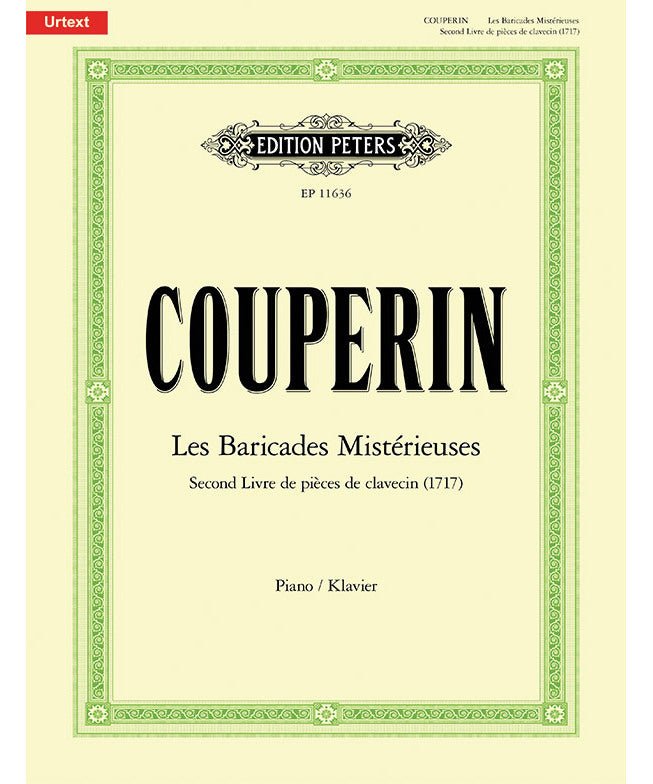 Couperin - Barricades Mysterieuses (Urtext) - Remenyi House of Music