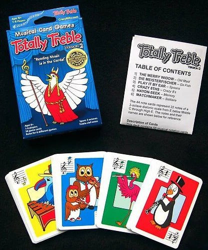 Crazy 8ths Totally Treble Card Game - Teacher's Kit - Remenyi House of Music