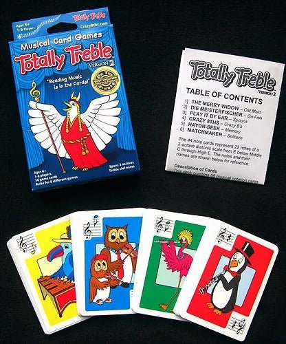 Crazy 8ths Totally Treble Card Game - Teacher's Kit - Remenyi House of Music