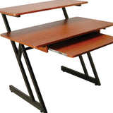 On-Stage Stands WS7500 Workstation Desk - Rosewood