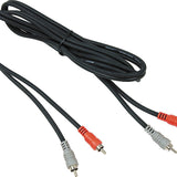 Hosa CRA203 Dual RCA to Dual RCA Cable  3 Meters (9.9 Ft)