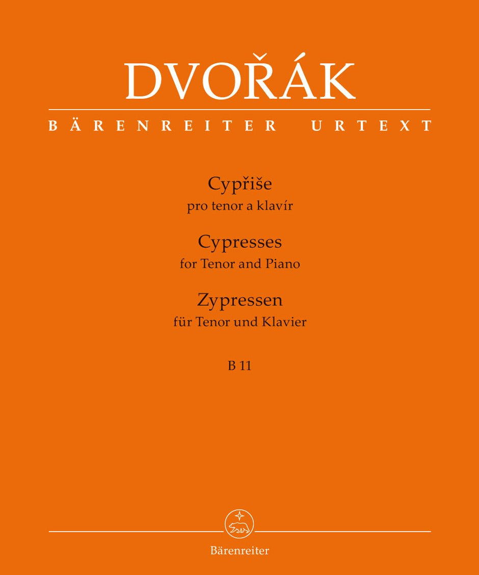 Cypriše (Cypresses) for Tenor and Piano B 11 - Remenyi House of Music