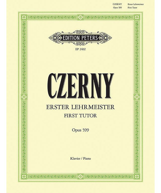 Czerny, C. - First Tutor Op. 599 for Piano - Remenyi House of Music