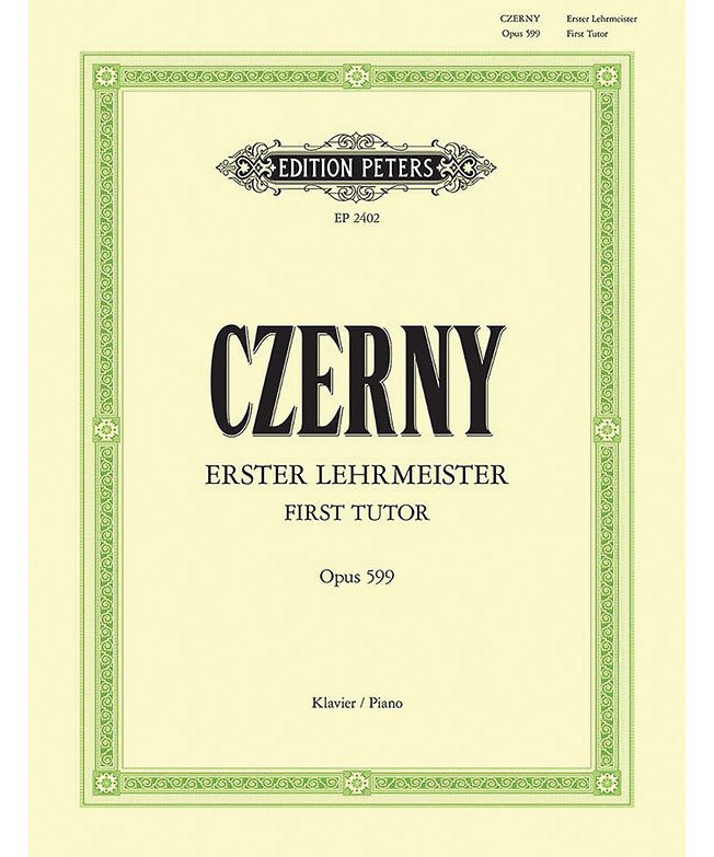 Czerny, C. - First Tutor Op. 599 for Piano - Remenyi House of Music