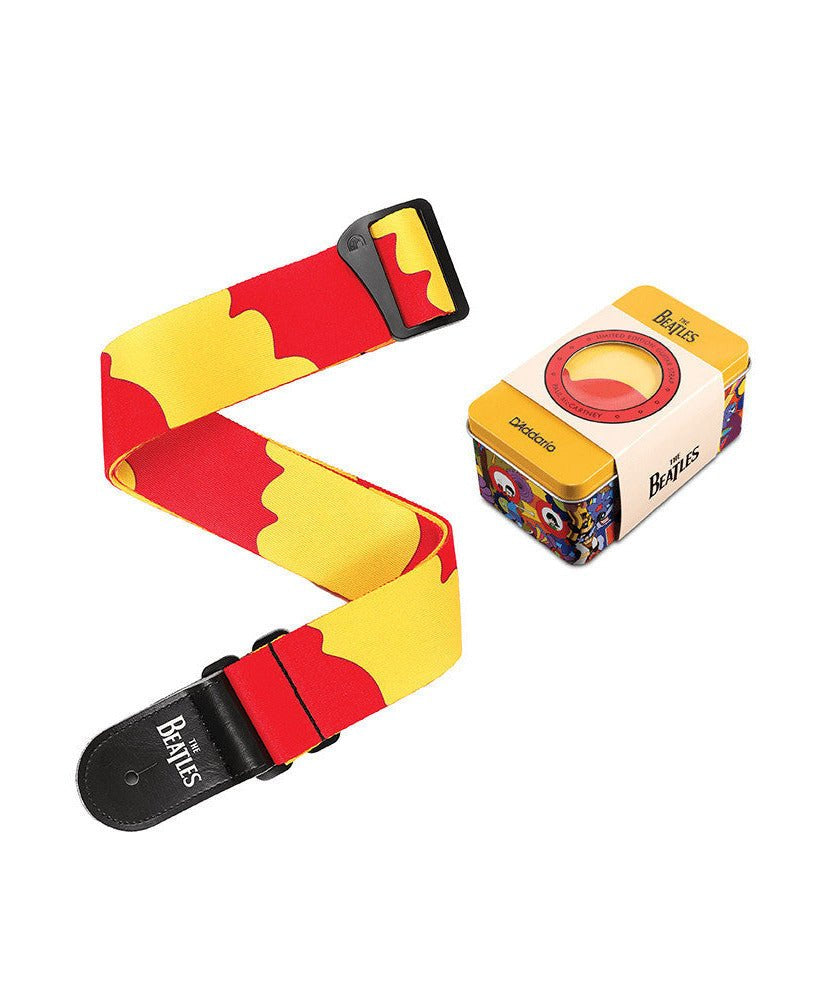 D Addario Yellow Submarine 50th Anniversary Woven Guitar Strap Paul 2 in. - Remenyi House of Music