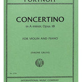 Concertino in A minor, Op. 18