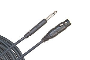 D'Addario Classic Series Unbalanced Microphone Cable, XLR - to - 1/4 - inch, 25 feet - Remenyi House of Music